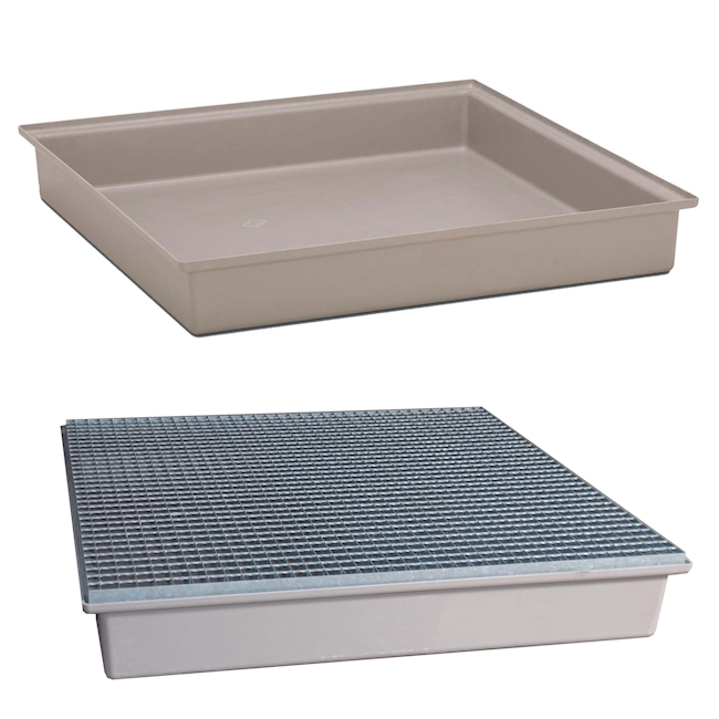 Collecting basin 1200x800x165 mm GFK